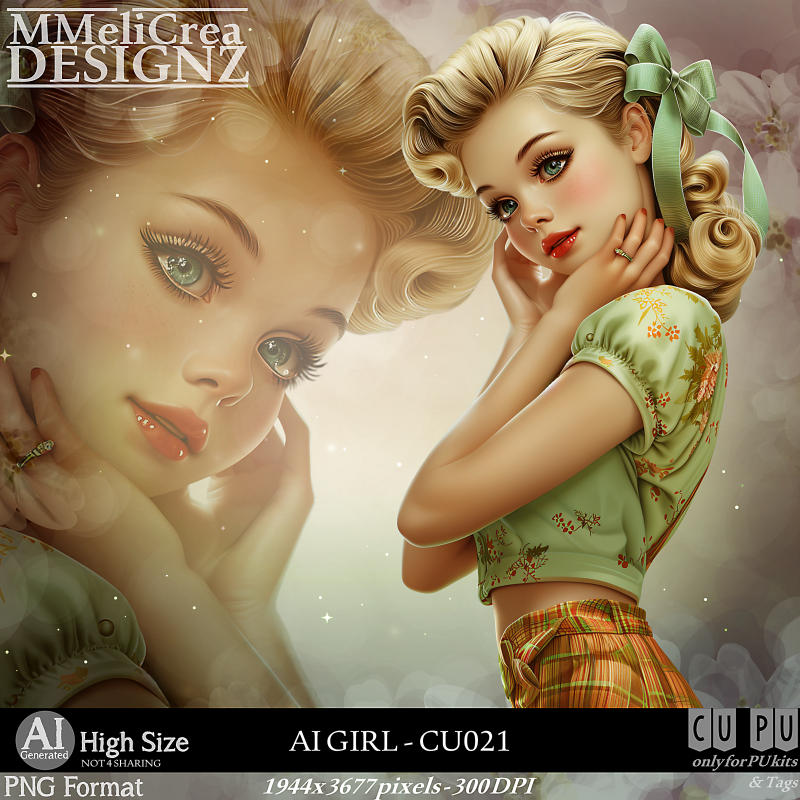 (image for) AI - GIRL CU021 (CU4PU/PNG)